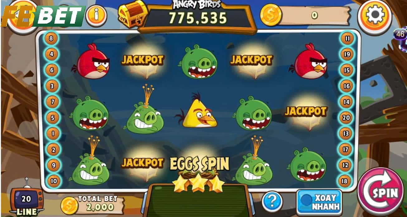 Kinh Nghiệm Chơi Nổ Hũ Angry Birds Febet Hiệu Quả